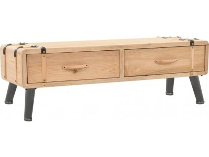 TV stolek 110 x 33 x 35 cm masivní jedlové dřevo [339299]