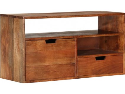 TV stolek 80 x 30 x 42 cm masivní akáciové dřevo [340302]