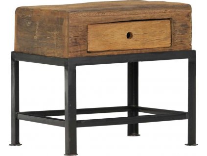 Noční stolek 40 x 35 x 40 cm masivní recyklované dřevo [282890]