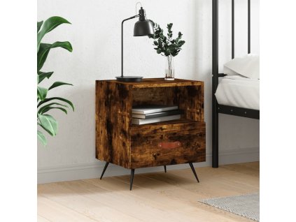 Noční stolek 40 x 35 x 47,5 cm kompozitní dřevo [827382]