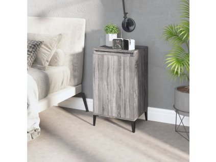Noční stolek 40 x 35 x 70 cm kompozitní dřevo [819656] (Barva Šedá sonoma)
