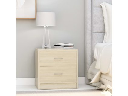 Noční stolek 40 x 30 x 40 cm dřevotříska [801041] (Barva dub sonoma)