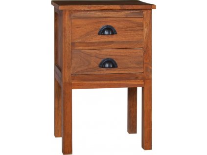 Noční stolek 40 x 35 x 60 cm masivní teakové dřevo [289061]