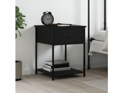 Noční stolek 44 x 45 x 58 cm kompozitní dřevo [825843]