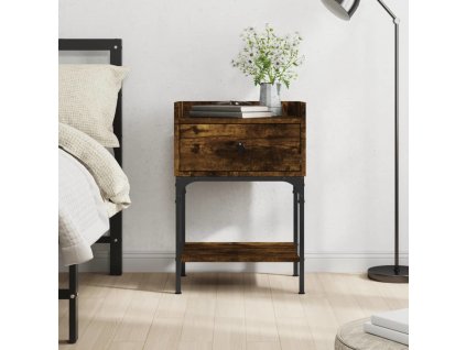Noční stolek 40,5 x 31 x 60 cm kompozitní dřevo [825897]
