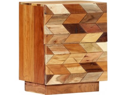 Noční stolek 40 x 30 x 50 cm masivní recyklované dřevo [282731]
