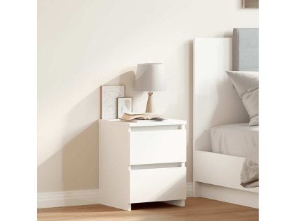 Noční stolek 30 x 30 x 40 cm dřevotříska [800513] (Barva Bílá)