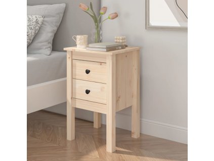 Noční stolek 40 x 35 x 61,5 cm masivní borové dřevo [813689]