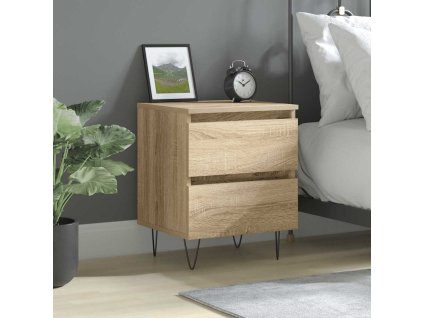 Noční stolek 40x35x50 cm kompozitní dřevo [826882] (Barva dub sonoma)