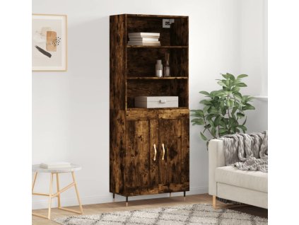 Skříň highboard 69,5 x 34 x 180 cm kompozitní dřevo [3189934]