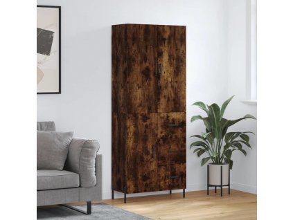 Skříň highboard 69,5 x 34 x 180 cm kompozitní dřevo [3195908]