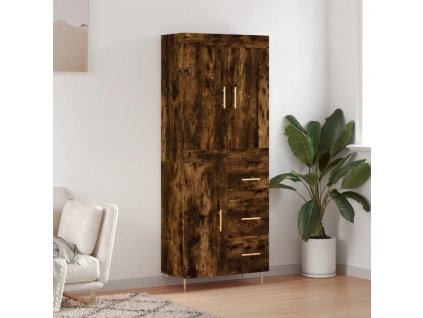 Skříň highboard 69,5 x 34 x 180 cm kompozitní dřevo [3199806]