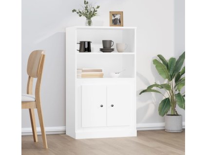 Skříň highboard 60 x 35,5 x 103,5 kompozitní dřevo [816312] (Barva Bílá)