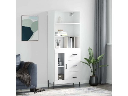 Skříň highboard 69,5 x 34 x 180 cm kompozitní dřevo [3189520] (Barva dub sonoma)