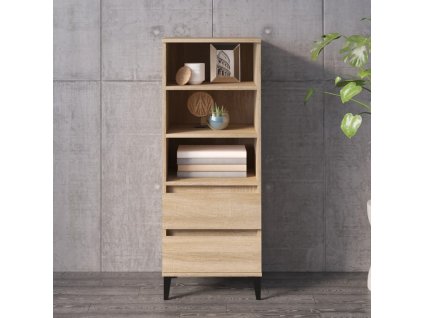 Skříň highboard 40 x 36 x 110 cm kompozit [821251] (Barva Hnědý dub)