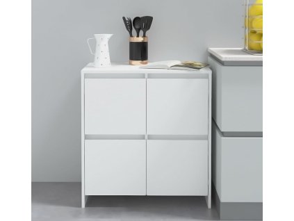 Příborník 70x41x75 cm kompozitní dřevo [809764] (Barva Bílá)