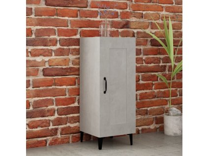 Příborník 34,5 x 34 x 90 cm kompozitní dřevo [812426] (Barva Bílá s vysokým leskem)