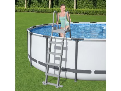 4stupňový bezpečnostní bazénový žebřík Flowclear 132 cm [3202667]