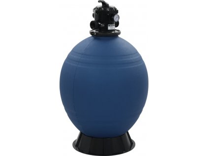 Bazénová písková filtrace se 6polohovým ventilem modrá 660 mm [91728]