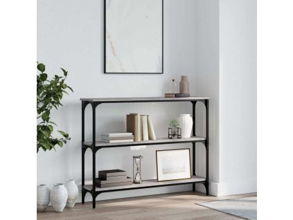 Konzolový stolek 100x22,5x75 cm kompozitní dřevo [834028] (Barva Šedá sonoma)