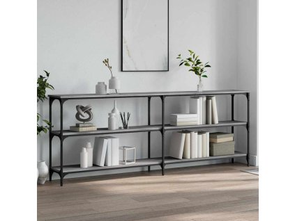 Konzolový stolek 200 x 29 x 75 cm kompozitní dřevo [834113] (Barva Šedá sonoma)