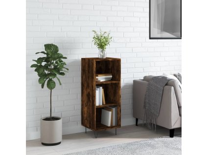 Příborník 34,5 x 32,5 x 90 cm kompozitní dřevo [828729] (Barva Kouřový dub)