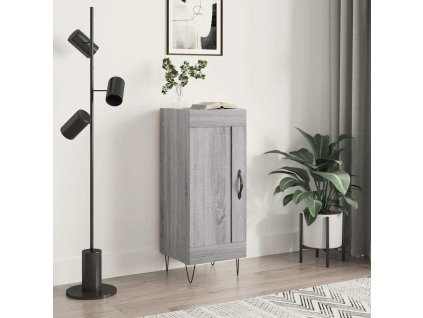 Příborník 34,5 x 34 x 90 cm kompozitní dřevo [830442] (Barva Šedá sonoma)