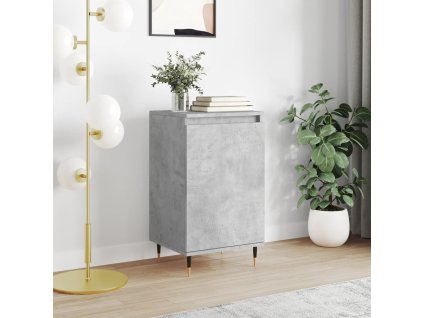 Příborník 40 x 35 x 70 cm kompozitní dřevo [831044] (Barva Betonová šedá)