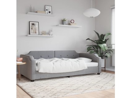 Válenda 100 x 200 cm textil [354210] (Barva Světle šedá)