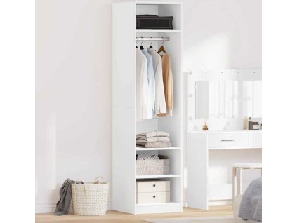 Šatní skříň 50 x 50 x 200 cm dřevotříska [800236] (Barva Šedá)