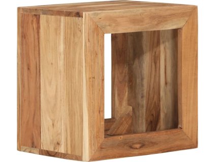Stolička 40 x 30 x 40 cm masivní akáciové dřevo [337837]