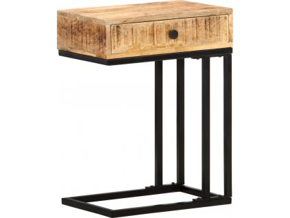 Odkládací stolek ve tvaru U 45 x 30 x 61 cm masivní mangovník [289091]