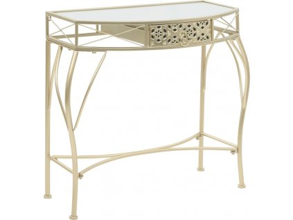 Odkládací stolek ve francouzském stylu kovový 82x39x76 cm [245935]