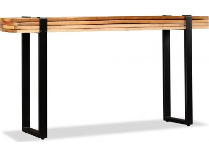 Odkládací stolek, délkově nastavitelný, recyklované dřevo [244594]