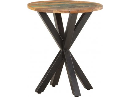 Odkládací stolek 48 x 48 x 56 cm masivní recyklované dřevo [320658]