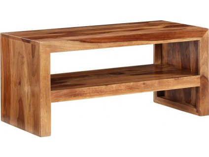 TV / odkládací stolek, masivní sheeshamové dřevo [241622]