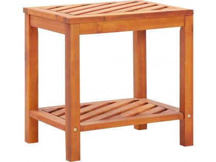 Odkládací stolek z masivního akáciového dřeva 45 x 33 x 45 cm [44067]