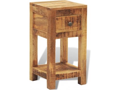 Noční /odkládací stolek z masivního dřeva, s 1 zásuvkou [241090]
