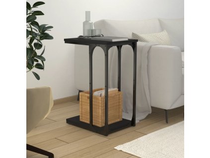 Odkládací stolek 40 x 30 x 60 cm kompozitní dřevo [825820] (Barva Šedá sonoma)