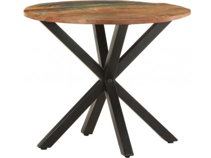 Odkládací stolek 68 x 68 x 56 masivní recyklované dřevo [320661]
