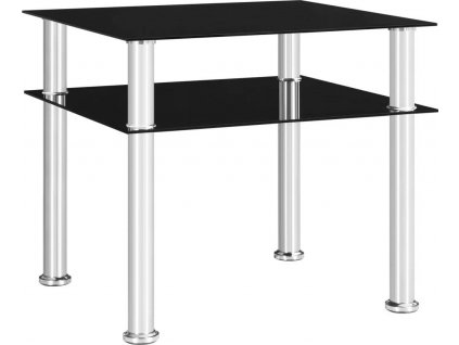 Odkládací stolek 45 x 50 x 45 cm tvrzené sklo [249530]