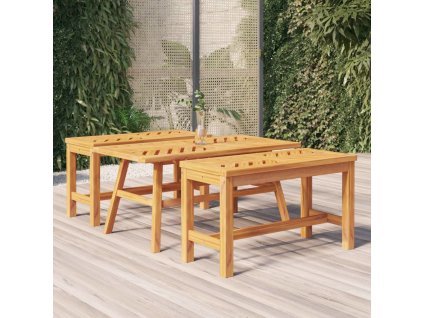 Konferenční stolek 100 x 50 x 45 cm masivní akáciové dřevo [362233]