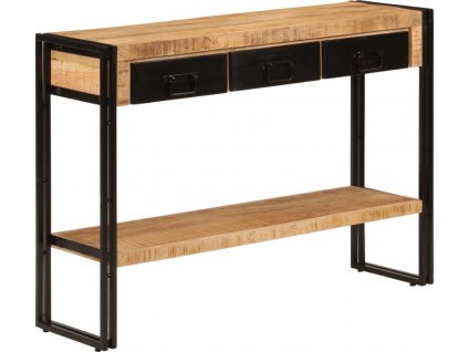 Konzolový stolek 110 x 30 x 76 cm masivní mangovníkové dřevo [348159]