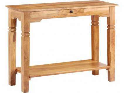 Konzolový stolek 100 x 40 x 76 cm masivní akáciové dřevo [338033]
