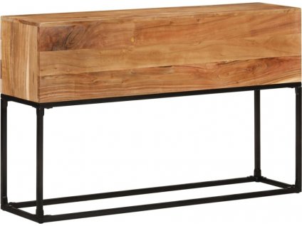 Konzolový stolek 120 x 30 x 75 cm masivní akáciové dřevo [320821]