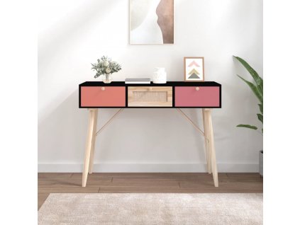 Konzolový stolek se zásuvkami 105 x 30 x 75 cm kompozitní dřevo [352161]