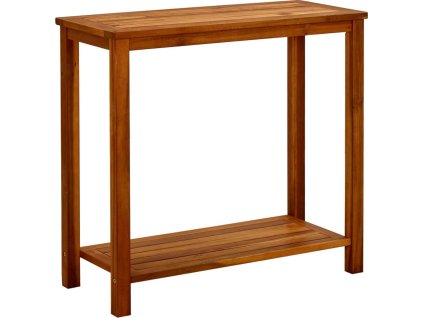 Zahradní konzolový stolek 80x35x75 cm masivní akáciové dřevo [316405]