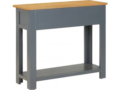 Konzolový stolek 83 x 30 x 73 cm masivní dubové dřevo [288638]