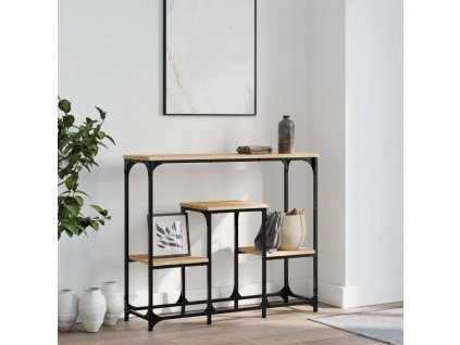 Konzolový stolek 89,5 x 28 x 76 cm kompozitní dřevo [833384]