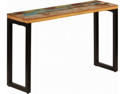 Konzolový stolek 120 x 35 x 76 cm recyklované dřevo a ocel [247335]